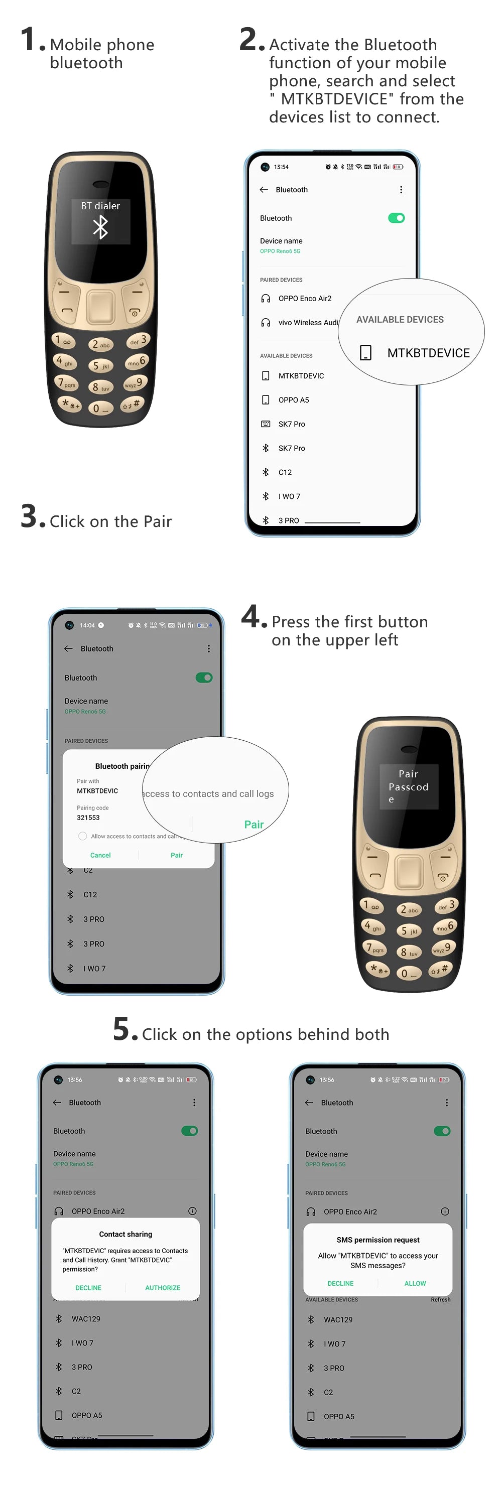 SERVO Small Mobile Phone
