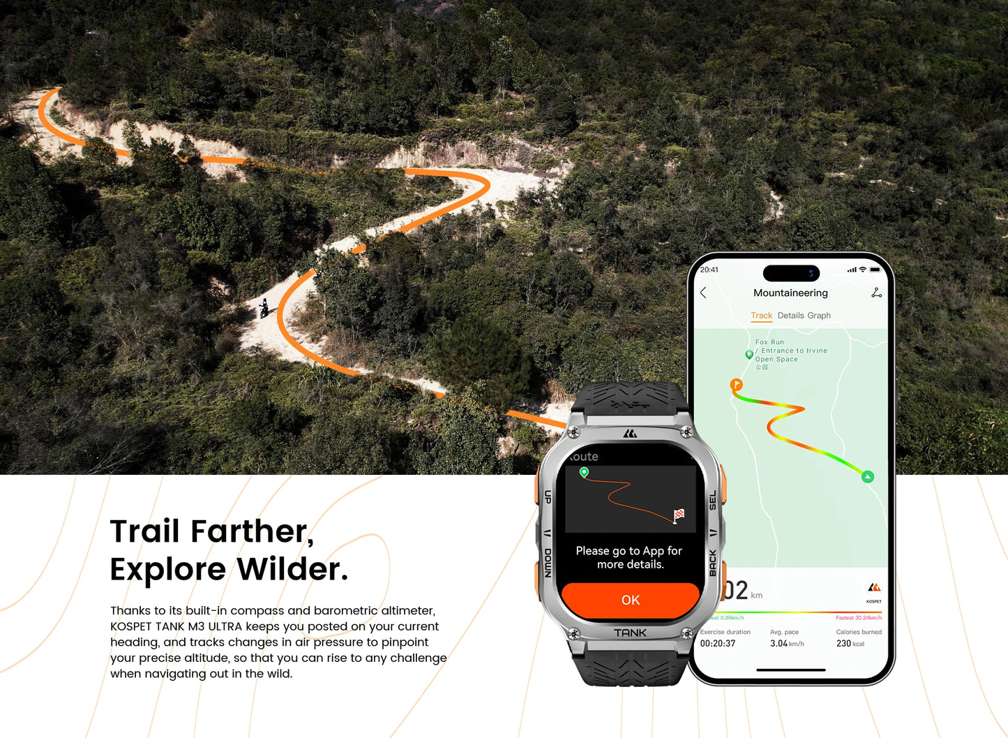 KOSPET TANK M3 Ultra Smartwatch