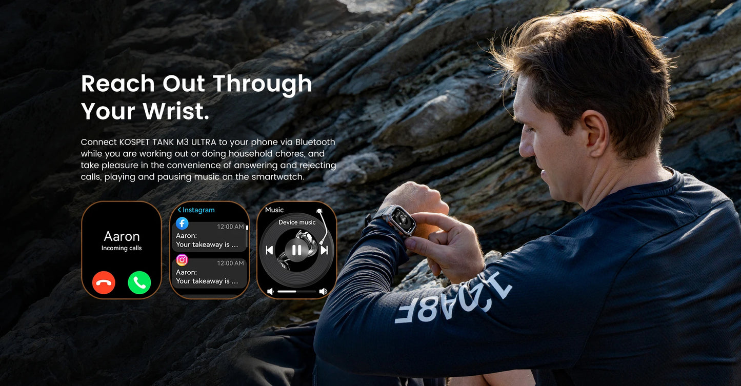 KOSPET TANK M3 Ultra Smartwatch