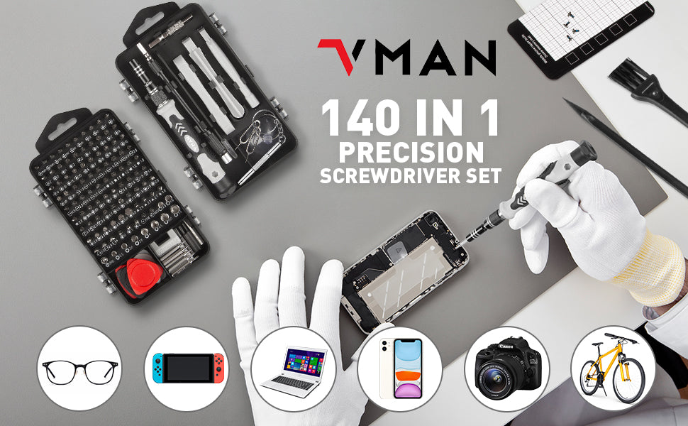 MULTIFUNCTIONAL PRECISION SCREWDRIVER KIT