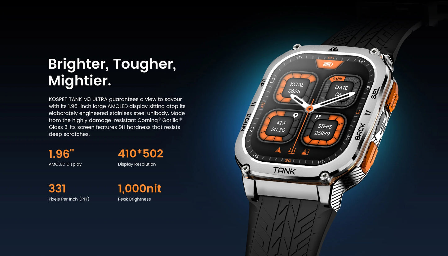 KOSPET TANK M3 Ultra Smartwatch