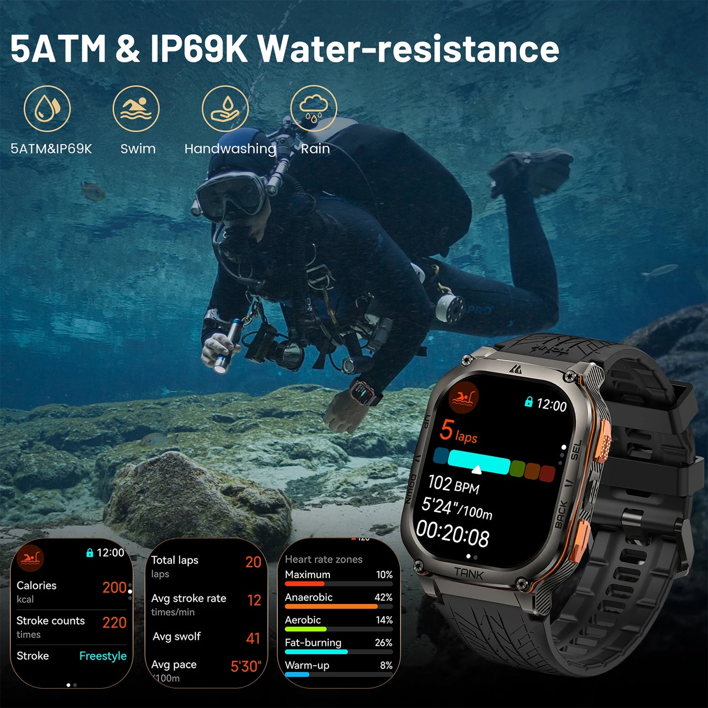 KOSPET TANK M3 Ultra Smartwatch