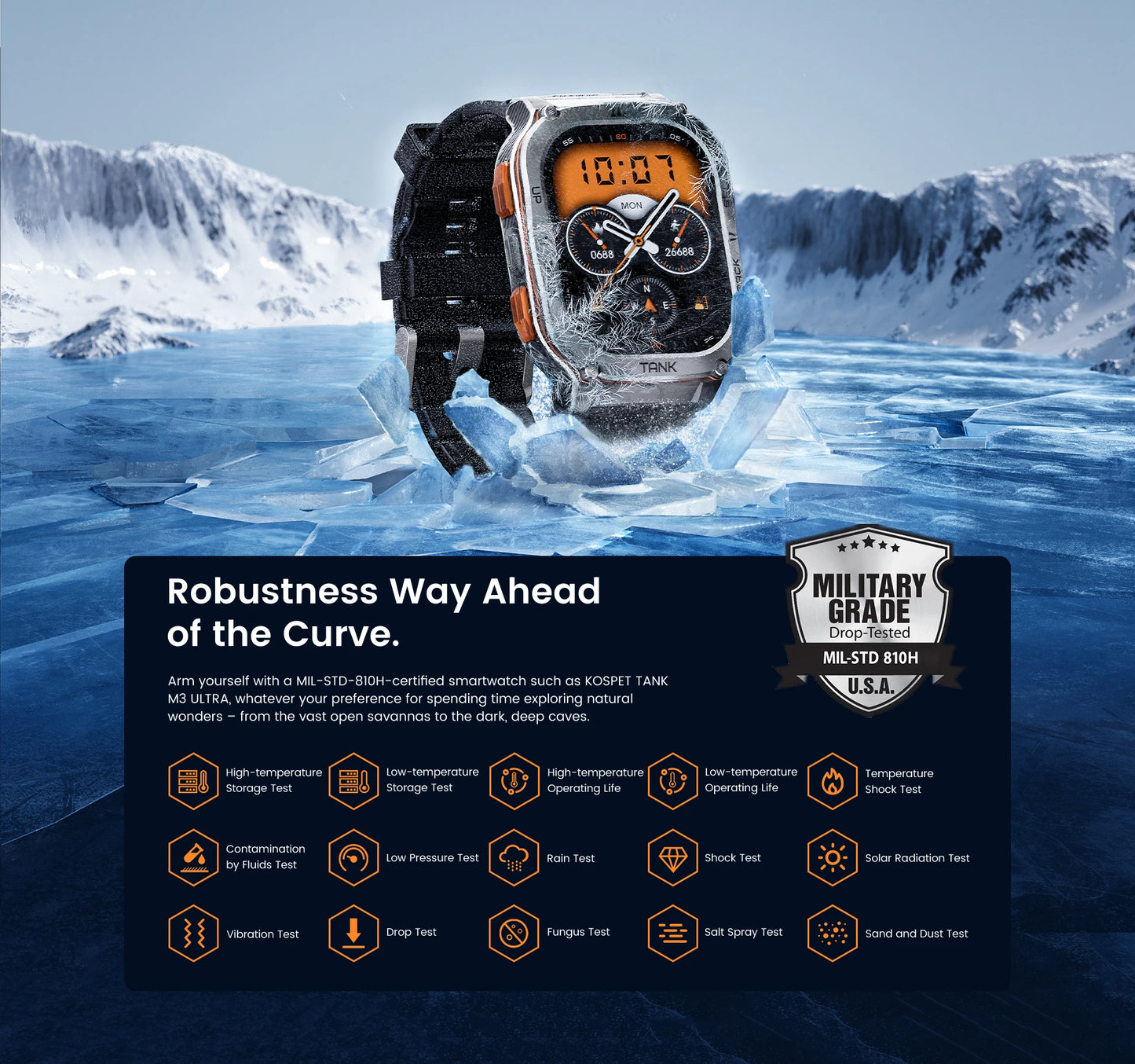 KOSPET TANK M3 Ultra Smartwatch