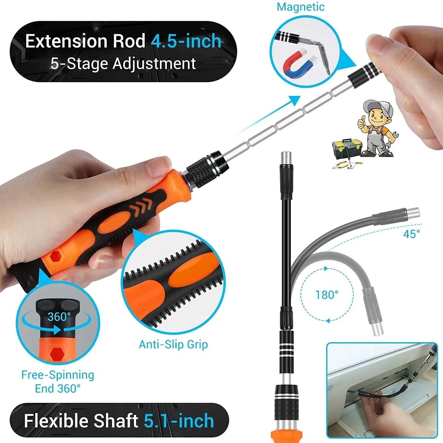 MULTIFUNCTIONAL PRECISION SCREWDRIVER KIT