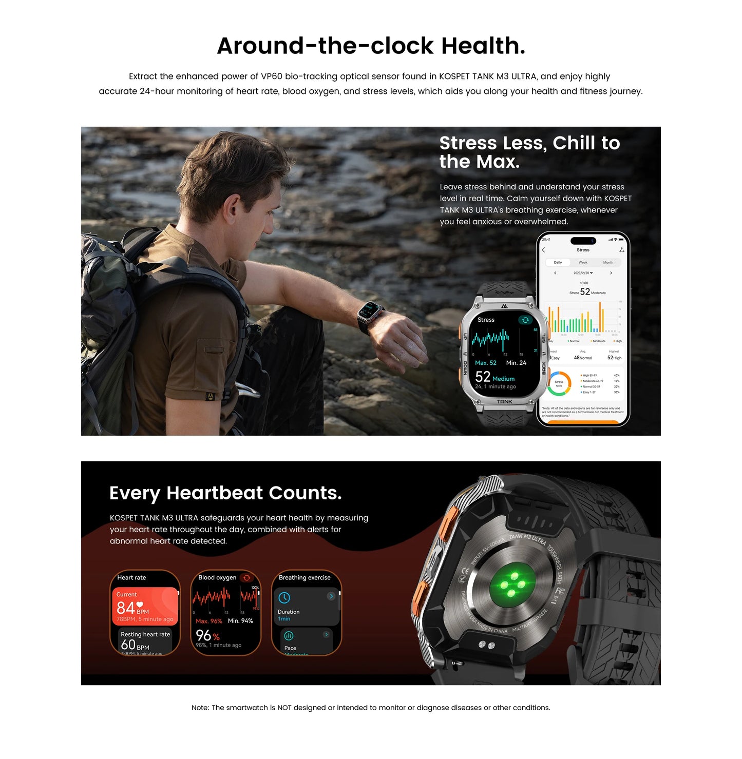 KOSPET TANK M3 Ultra Smartwatch