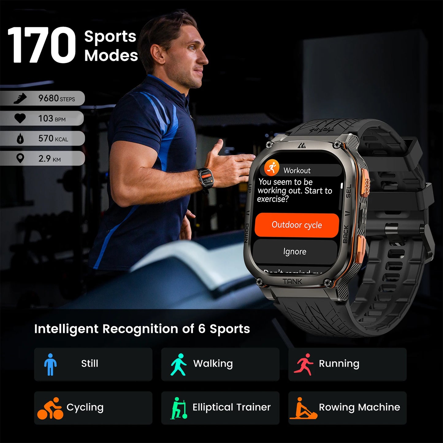 KOSPET TANK M3 Ultra Smartwatch