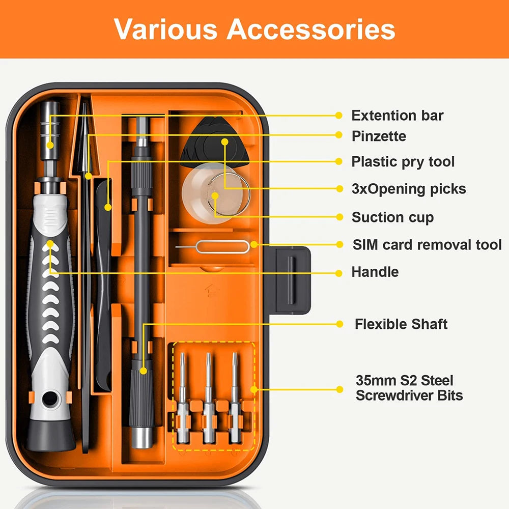 MULTIFUNCTIONAL PRECISION SCREWDRIVER KIT