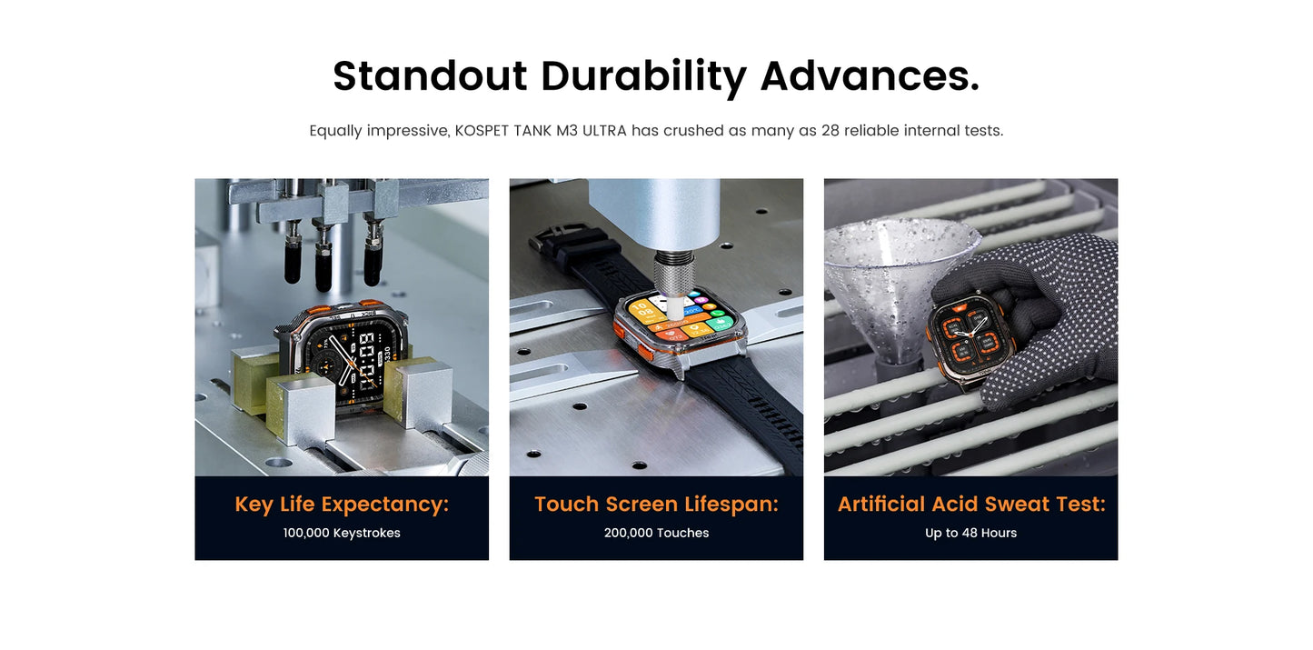 KOSPET TANK M3 Ultra Smartwatch